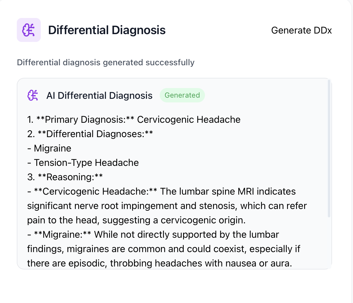 Differential Diagnosis